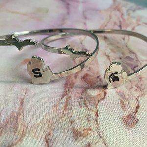 Set of 2 - Michigan State University Bracelets